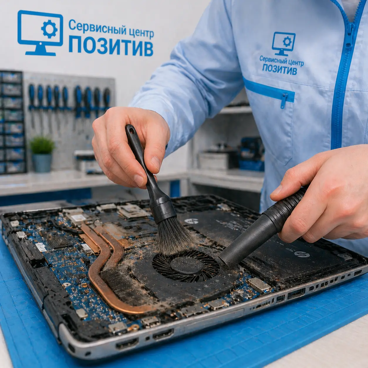 чистка ноутбука HP в Ногинске