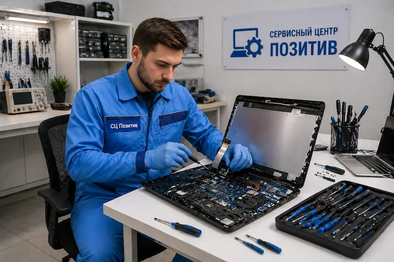 Замена шлейфа матрицы ноутбука в Ногинске