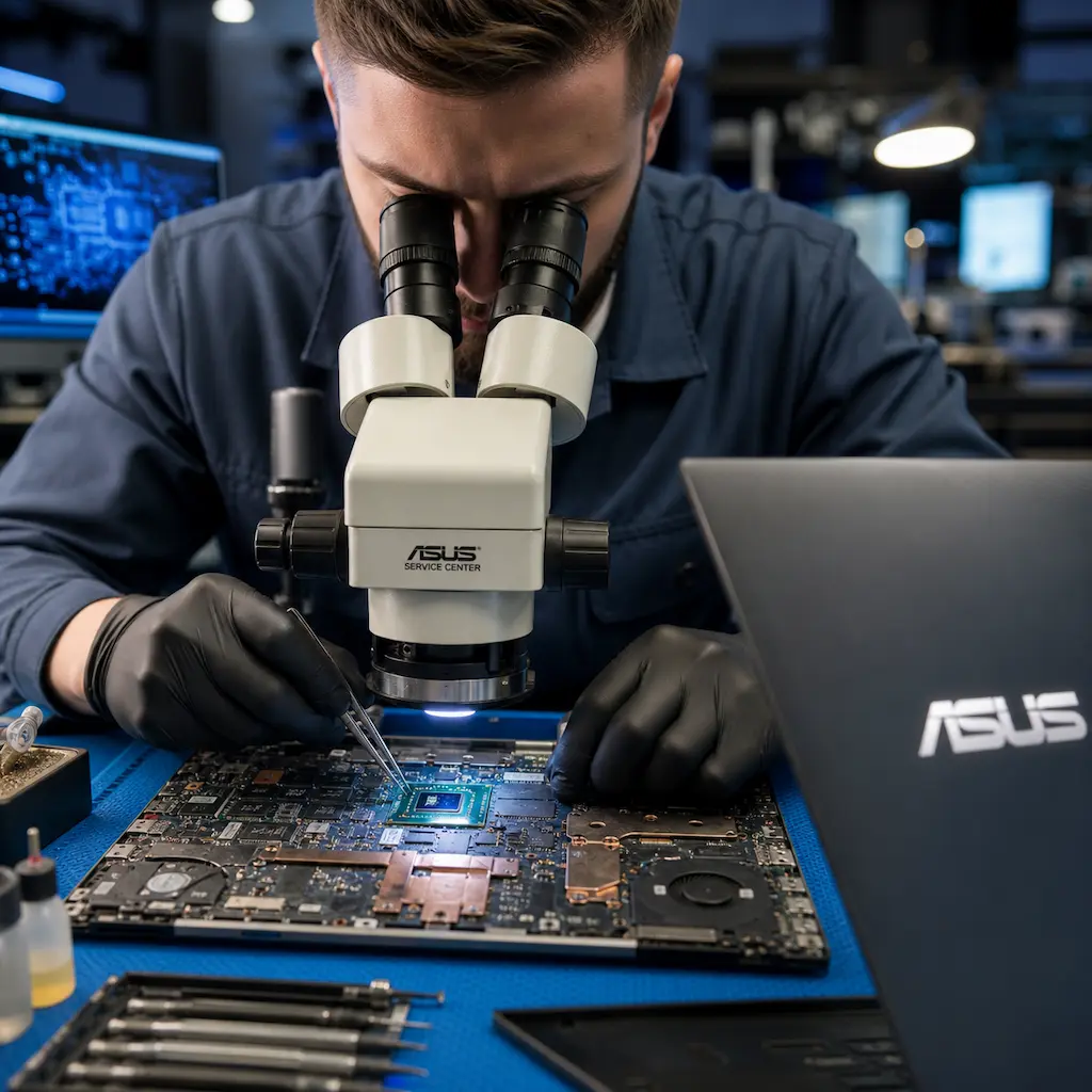 Замена видеокарты ноутбука Asus в Ногинске
