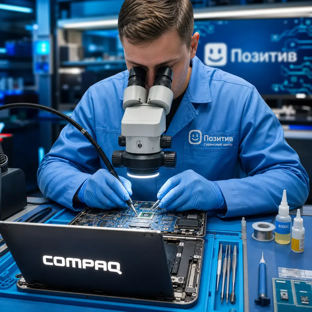 Замена видеокарты ноутбука Compaq в Ногинске