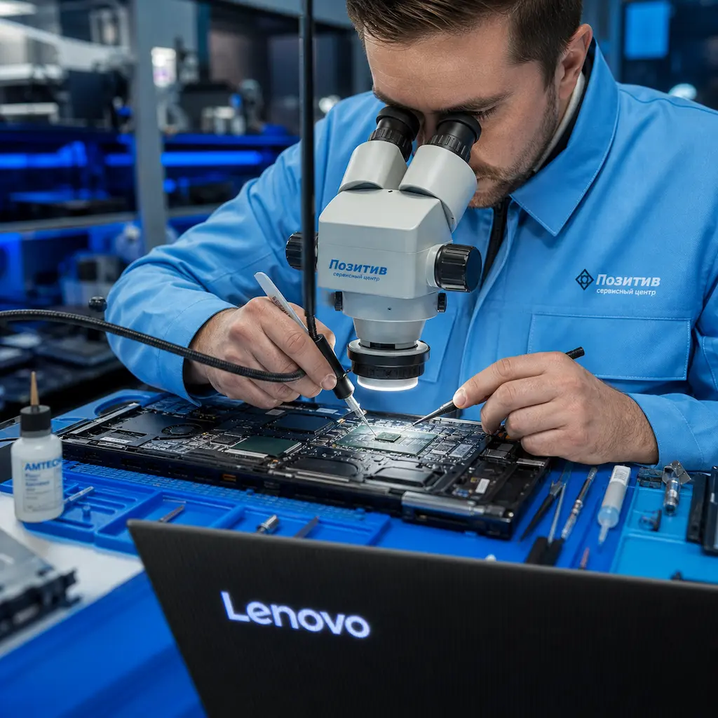 Замена видеокарты ноутбука Lenovo в Ногинске