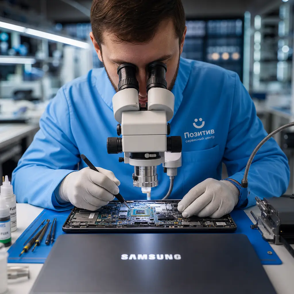 Замена видеокарты ноутбука Samsung в Ногинске