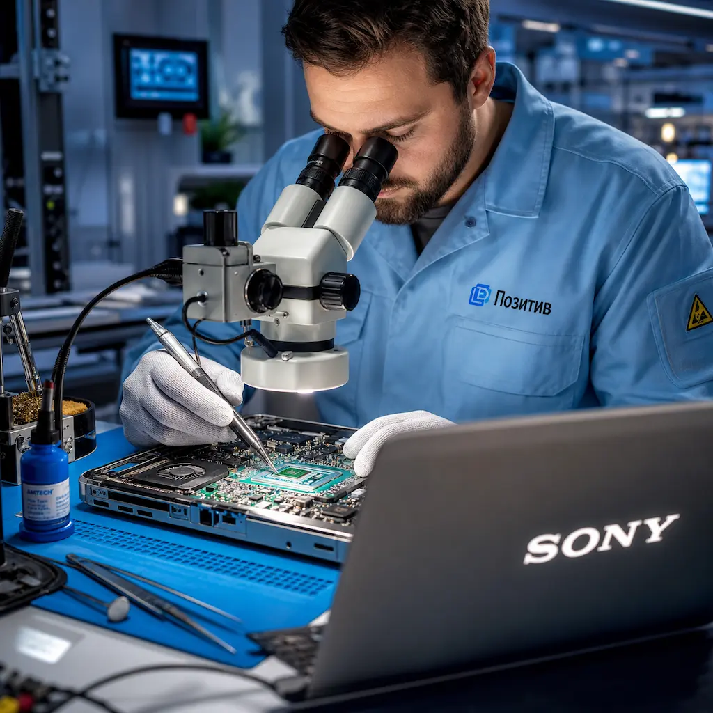 Замена видеокарты ноутбука Sony в Ногинске