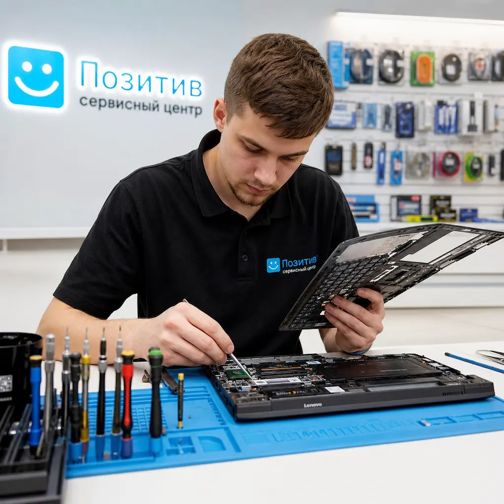 заменить клавиатуру на ноутбуке Lenovo в Ногинске