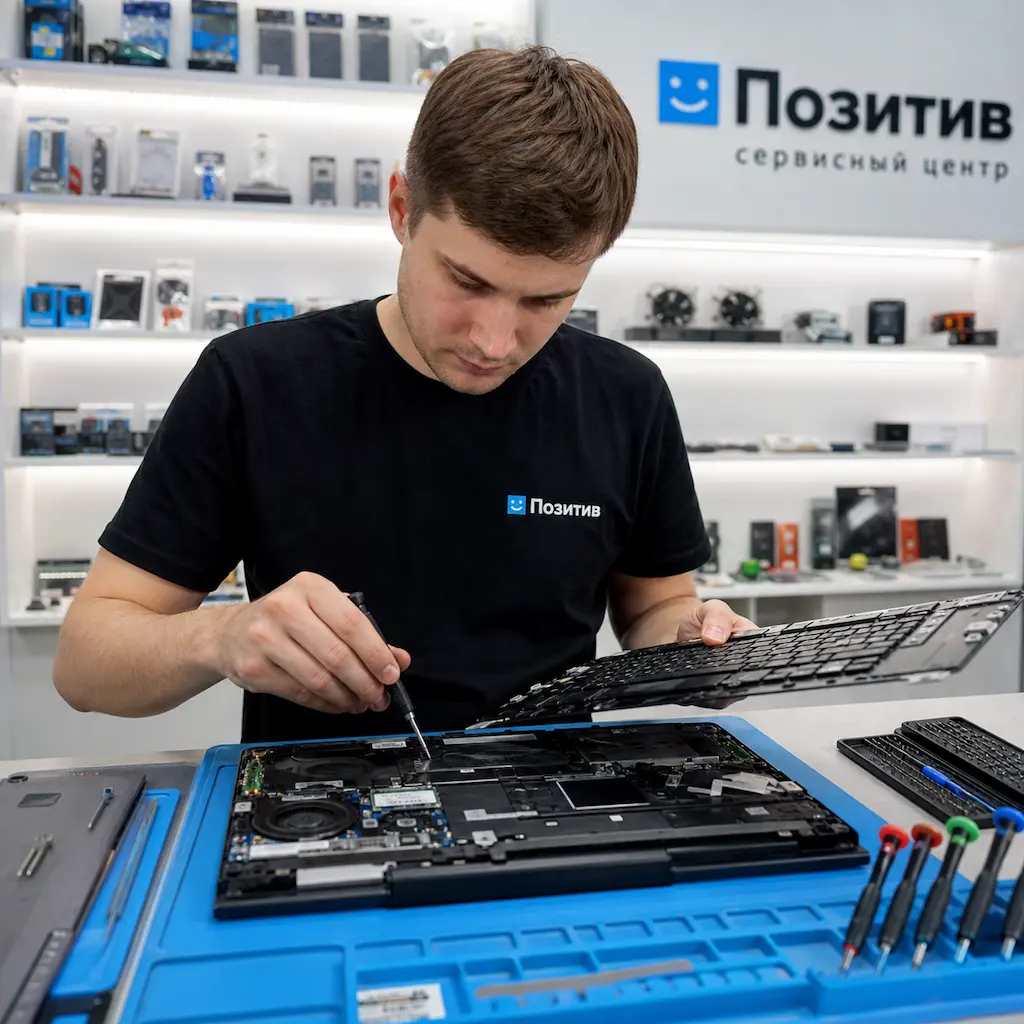 заменить клавиатуру на ноутбуке Samsung в Ногинске