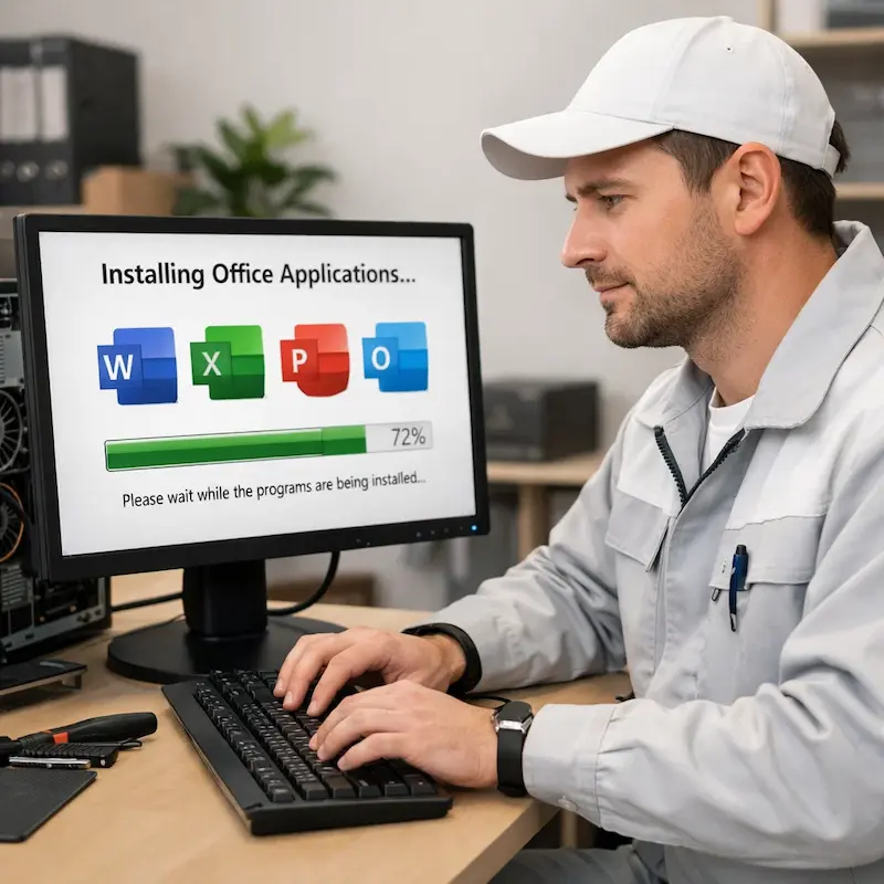 установка офисных программ на компьютер в Ногинске