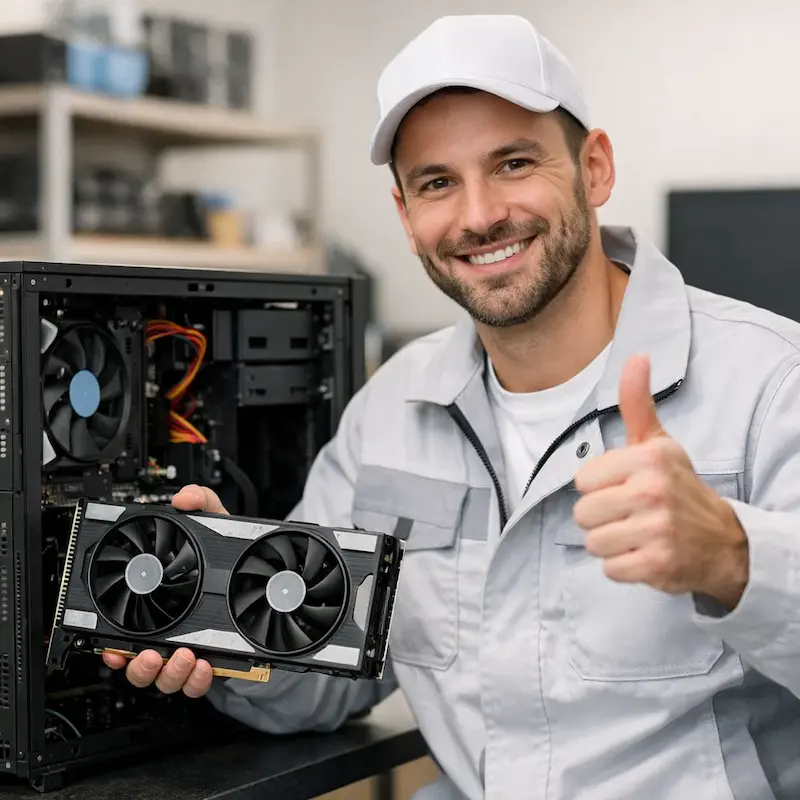 установка видеокарты на ПК в Ногинске