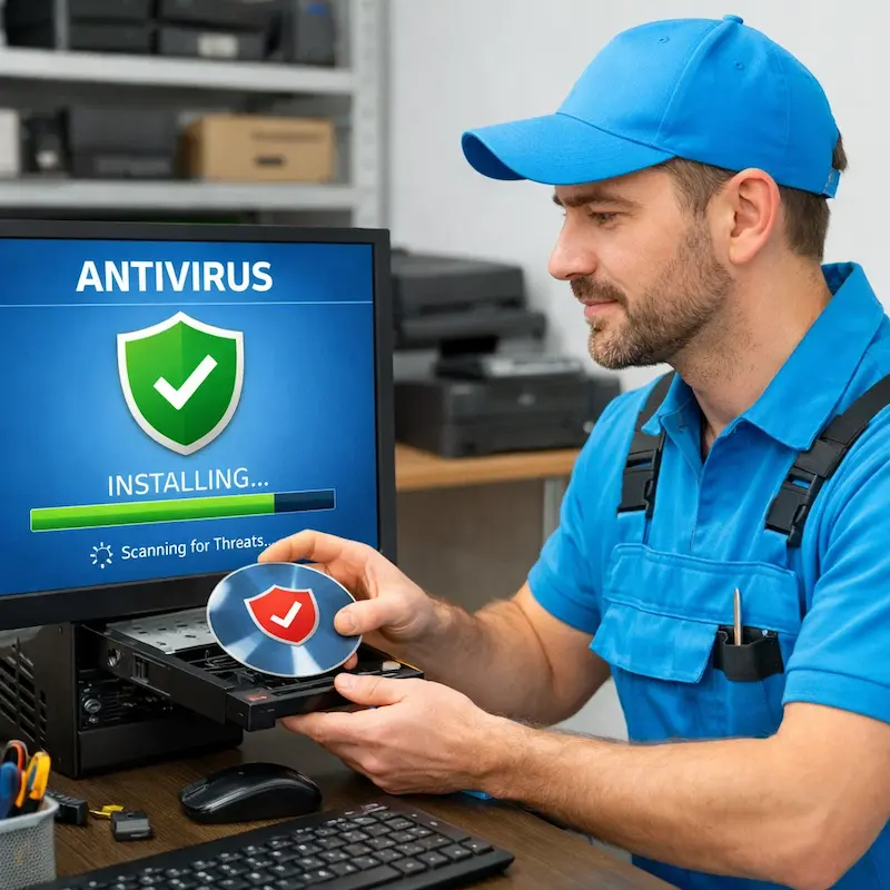 Установка антивируса в Ногинске на дому