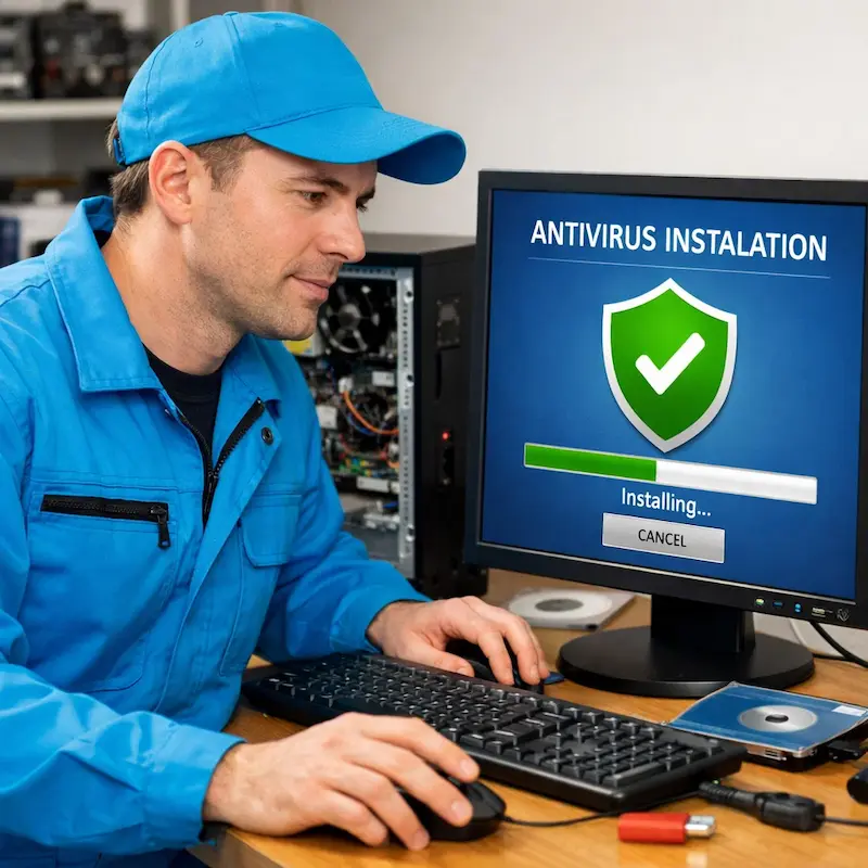 Установка антивируса на ноутбук в Ногинске
