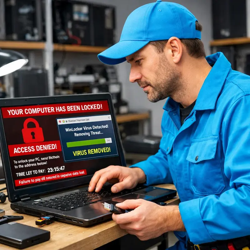 Разблокировать компьютер в Ногинске | Поможем